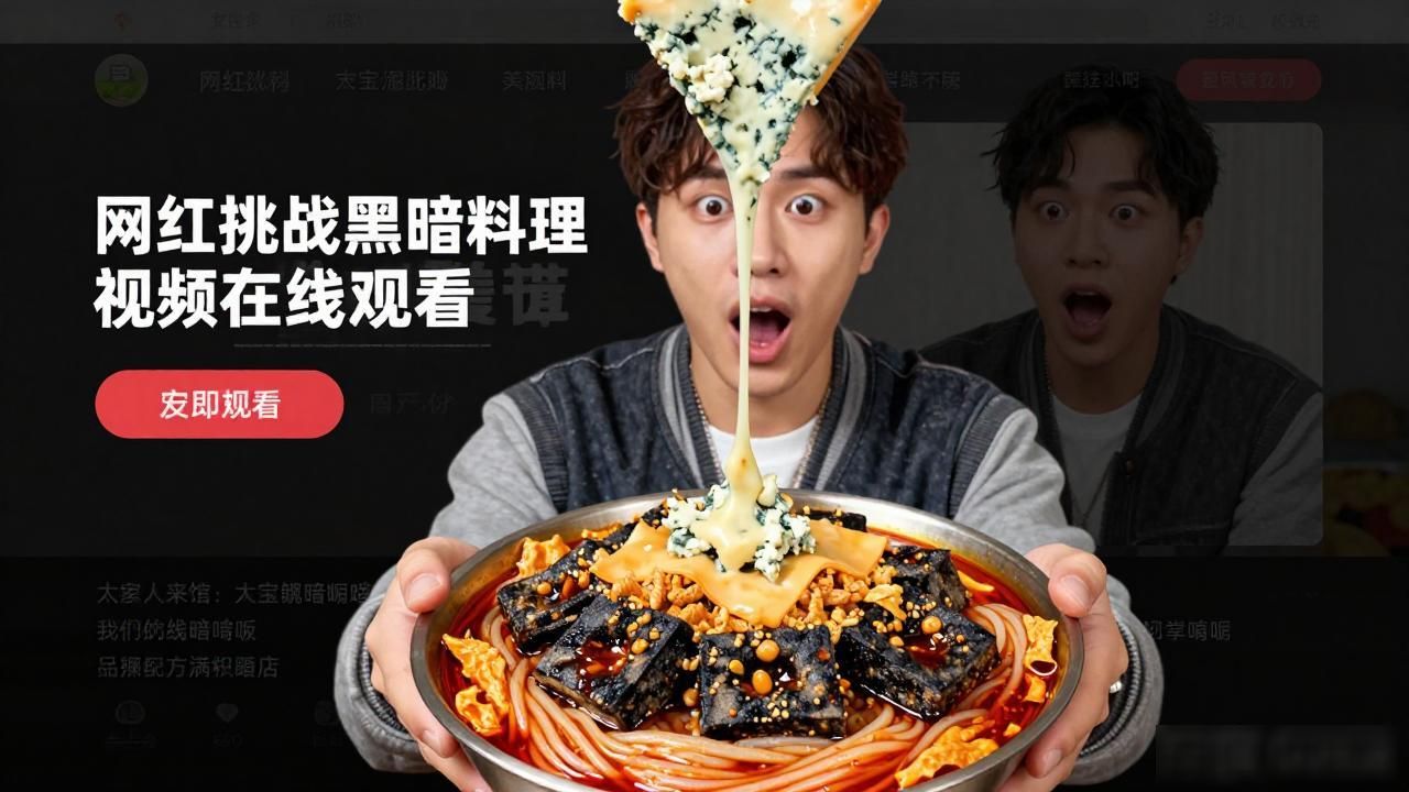 网红挑战黑暗料理视频在线观看,_黑暗料理吃的视频_黑暗料理搞笑视频